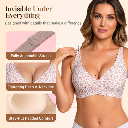 ShapeLab™ – Jelly Seamless Wireless Deep V Comfort Bra