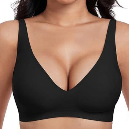 ShapeLab™ – Jelly Seamless Wireless Deep V Comfort Bra